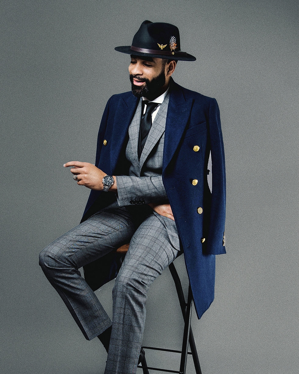 Geoffery Fedora Hat – Black