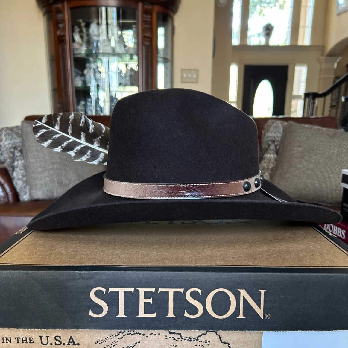 4X Broken Bow Buffalo Felt Cowboy Hat