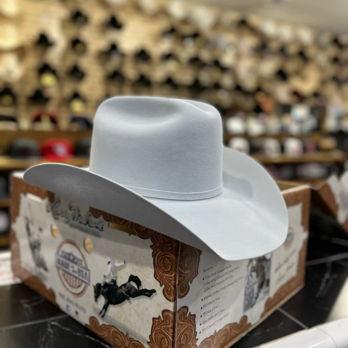 Limited Edition 100X Jerarch Cowboy Hat Platinum