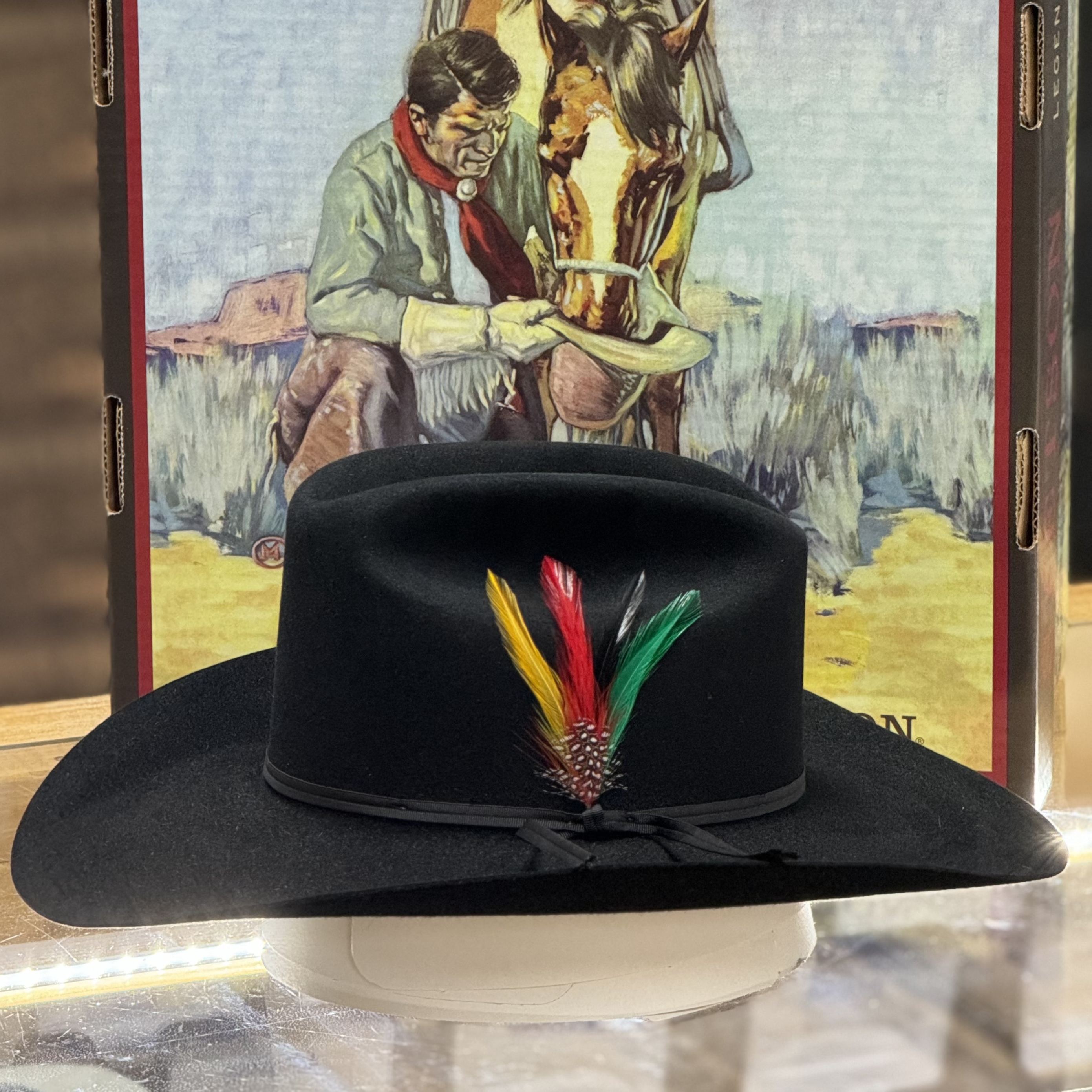 Spartan 10x Black Cowboy Hat