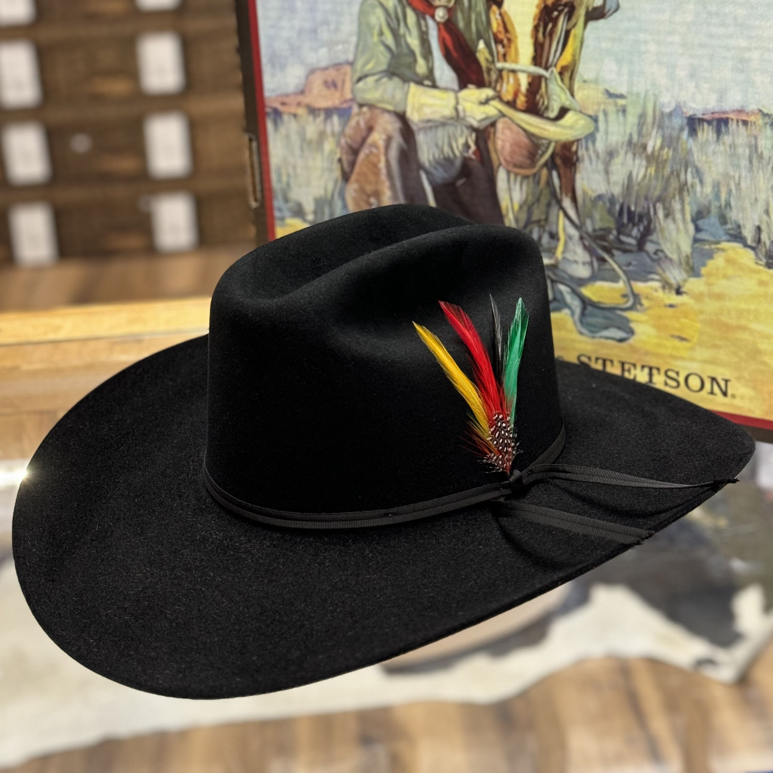 Spartan 10x Black Cowboy Hat