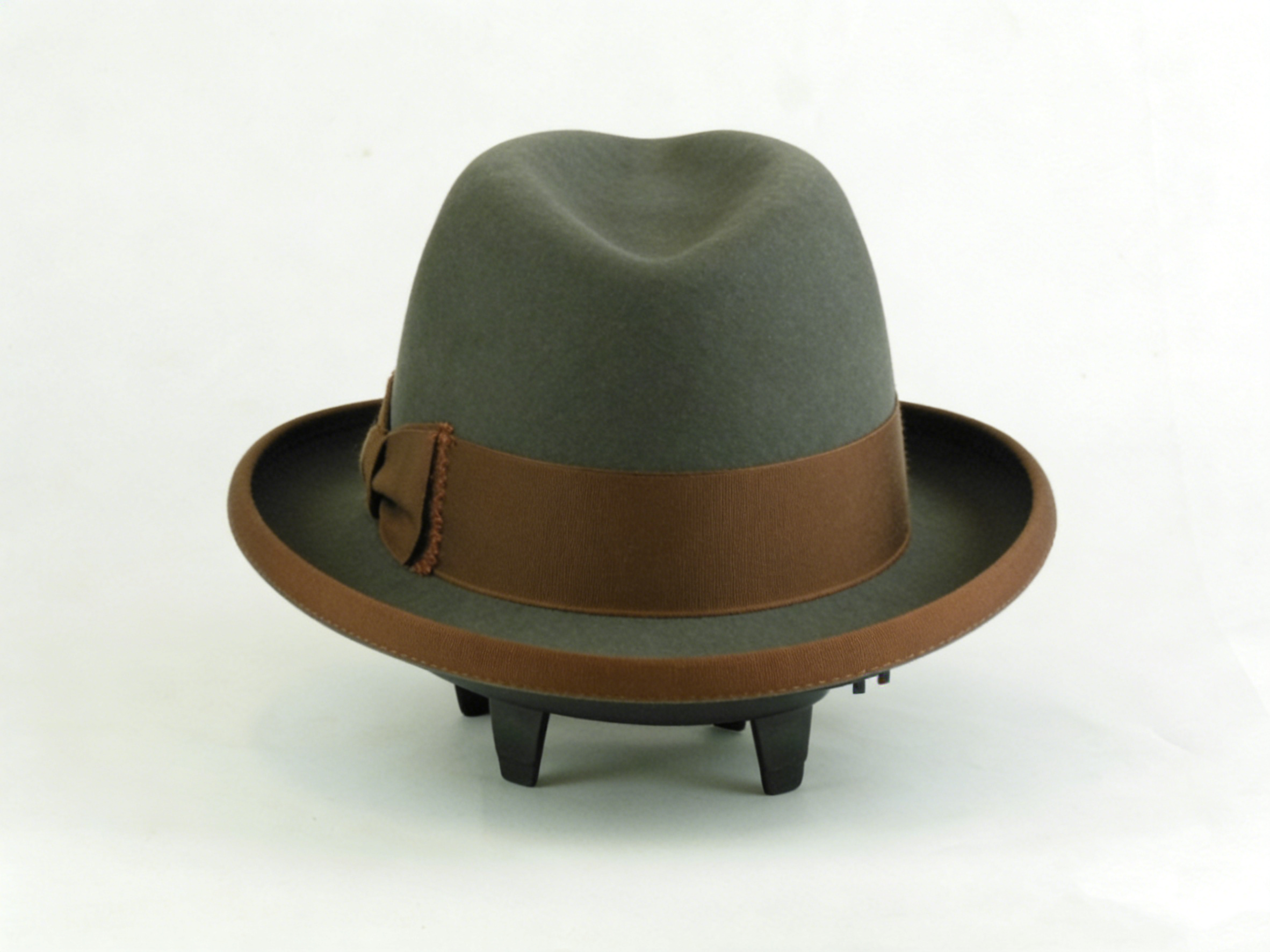 Charcoal Grey Bronze-Bound Holmburg Hat