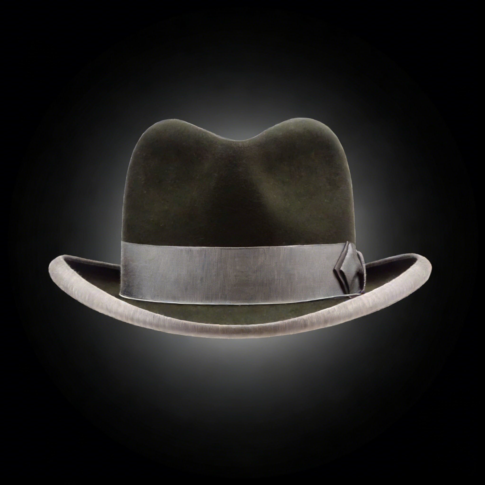 Smoky Grey Trimmed Holmburg Hat