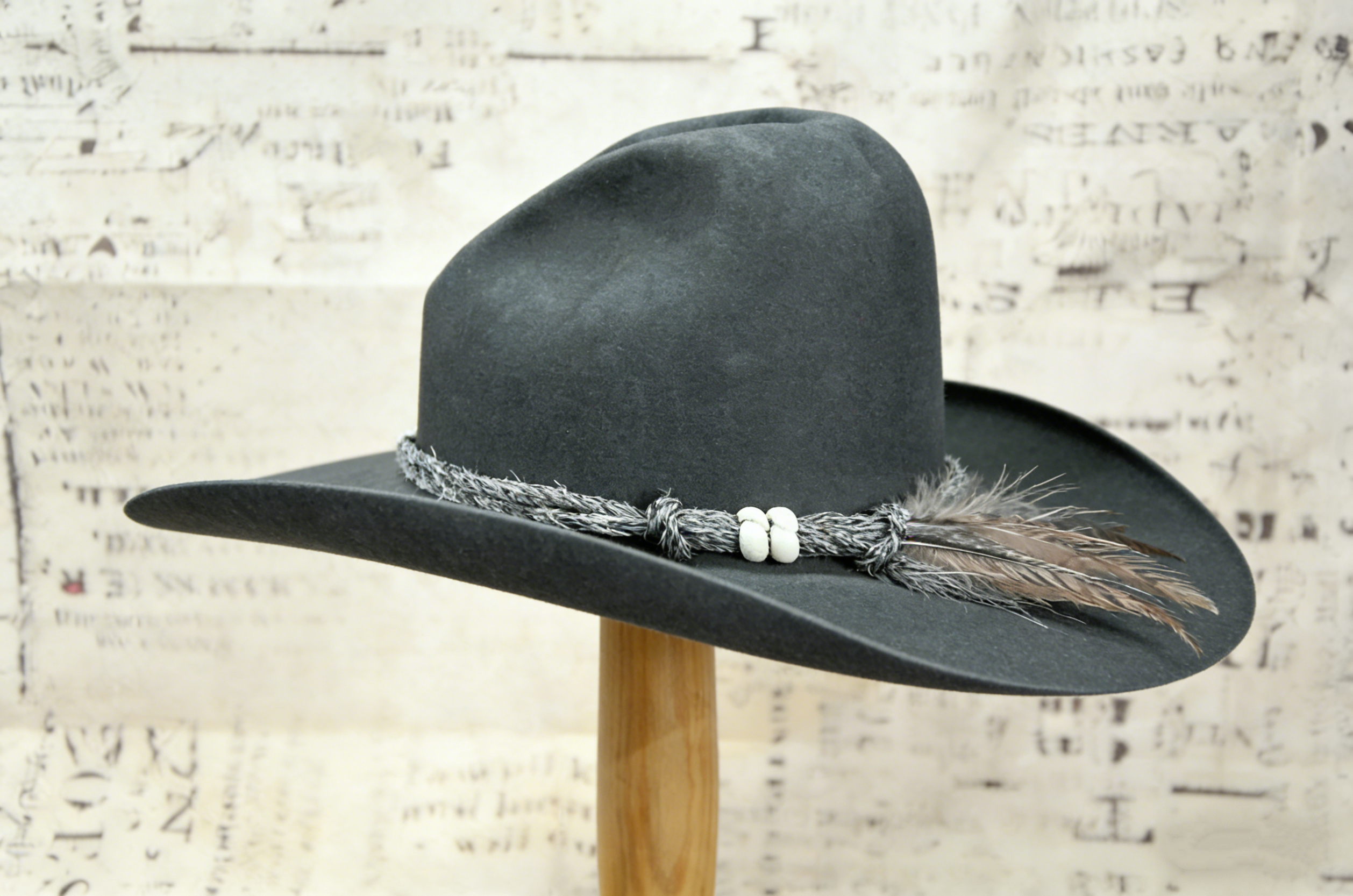 Tom Mix Charcoal Gus Cowboy Hat