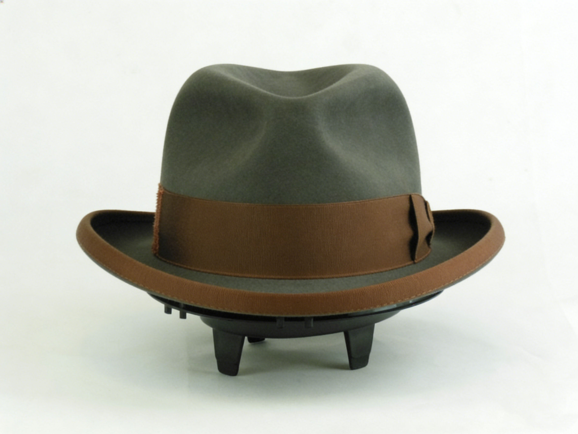 Charcoal Grey Bronze-Bound Holmburg Hat