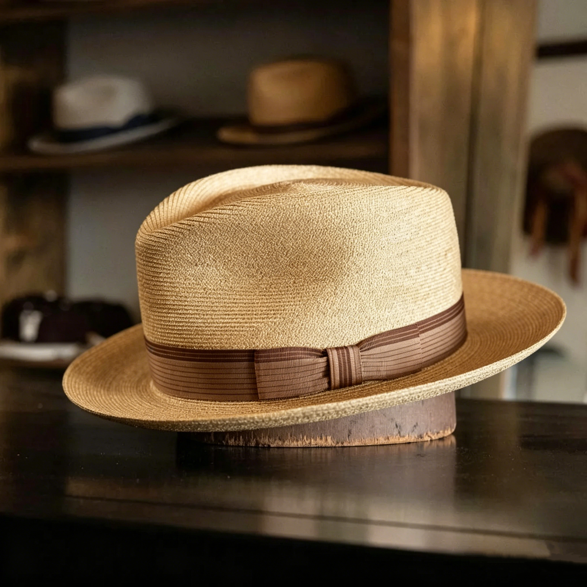 Teardrop Straw Hat - Natural