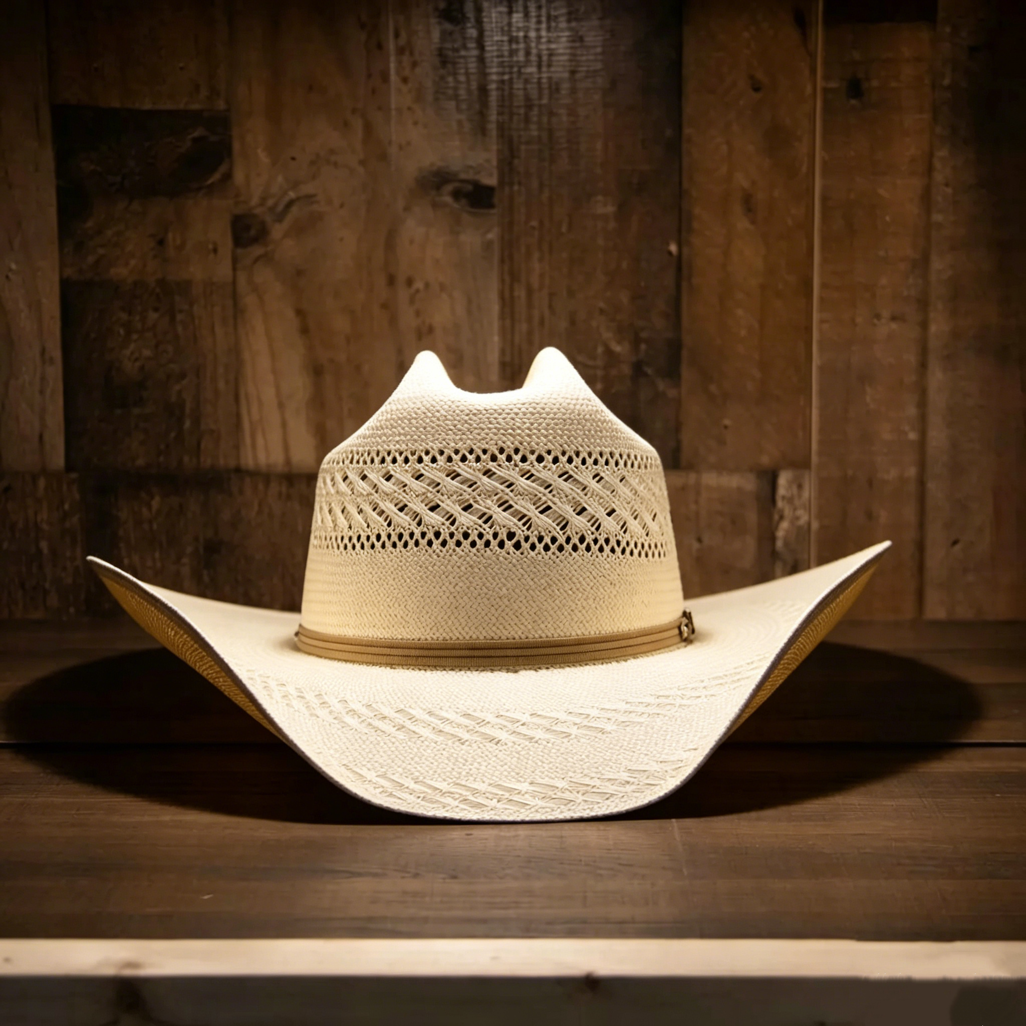 Roper Breathable Two-Tone Straw Hat