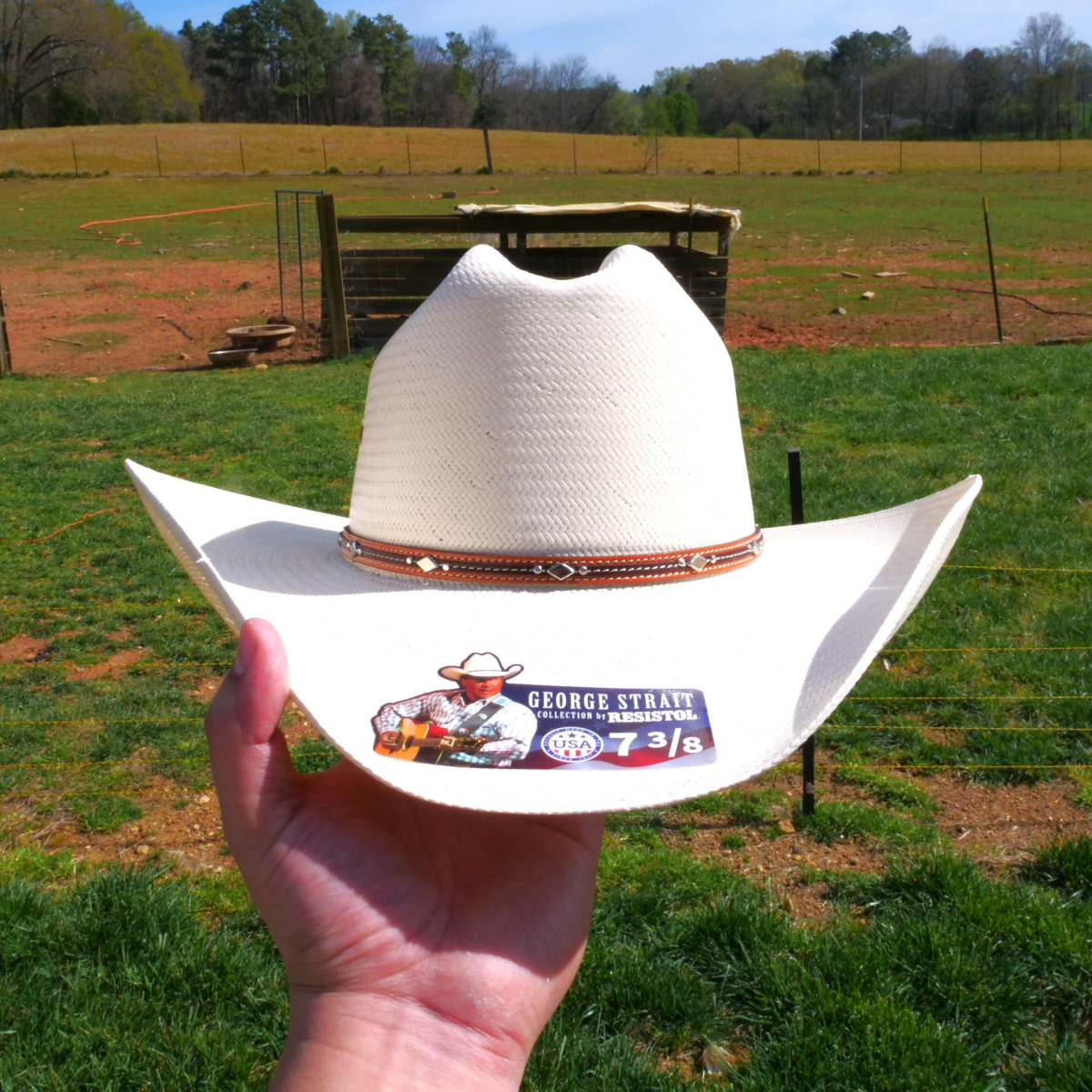Resistol Kingman 10x Straw Cowboy Hat
