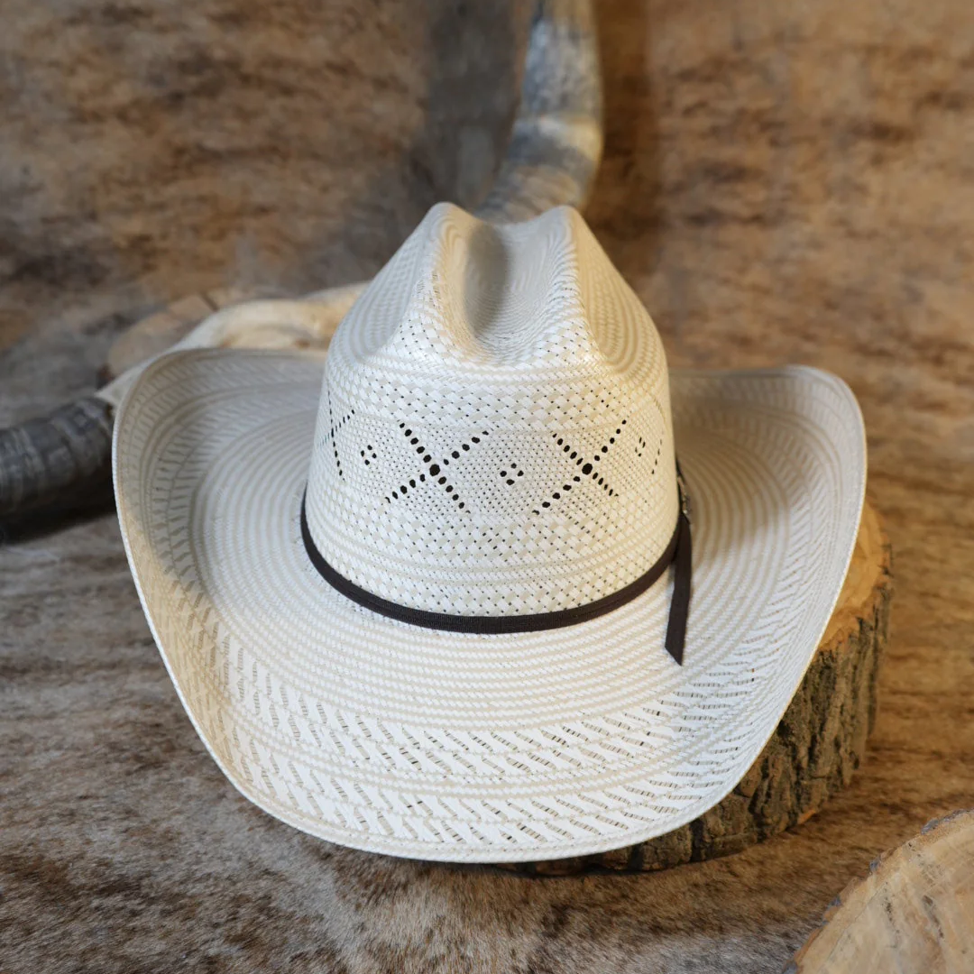 20X George Two-Tone X Straw Hat