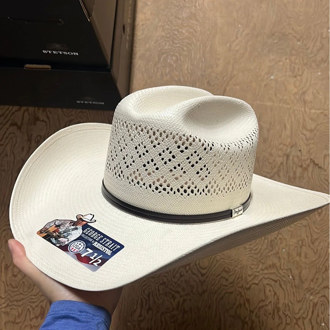 George Strait 20X Jaxon Cowboy Straw Hat