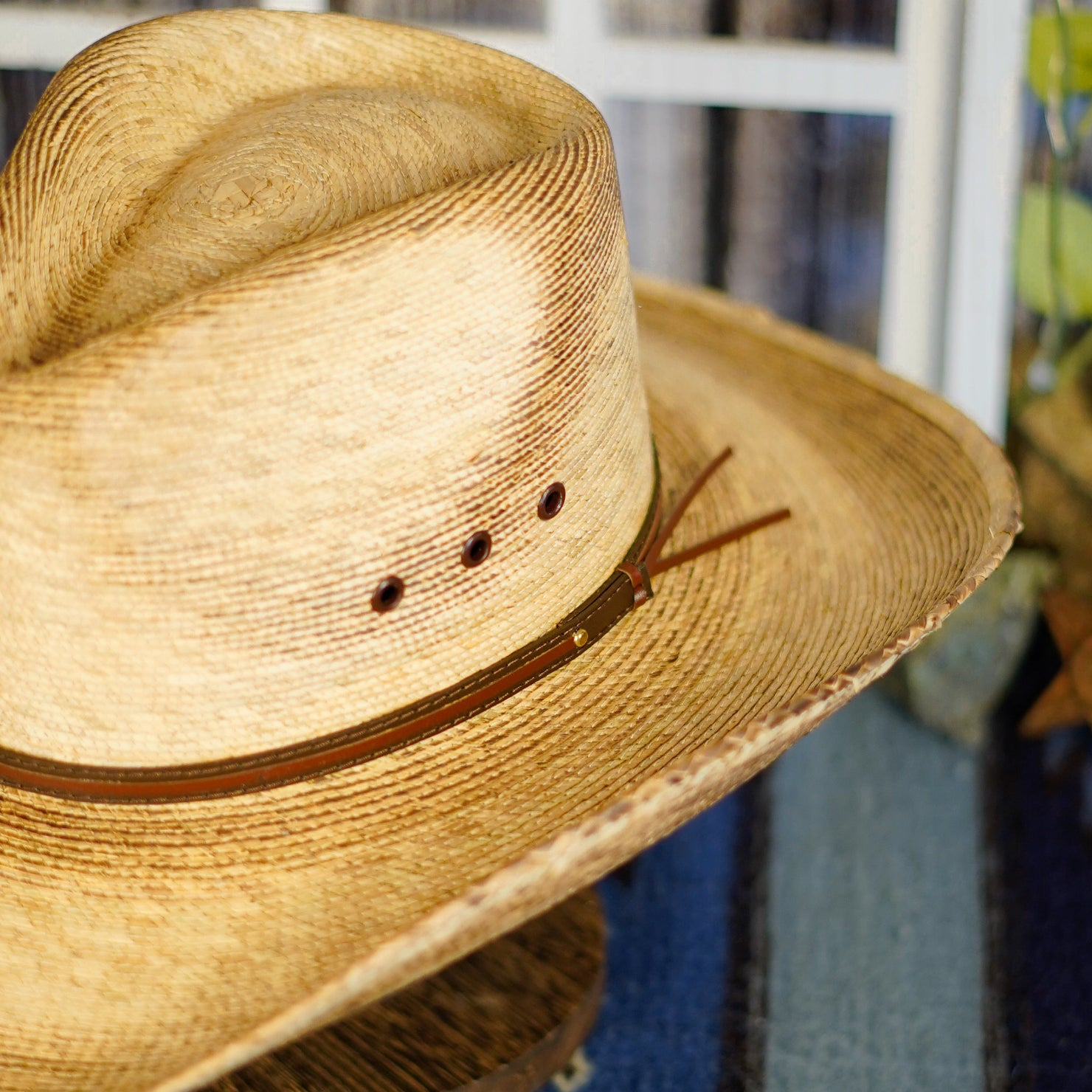Palm Grass Western Gus Cowboy Hat