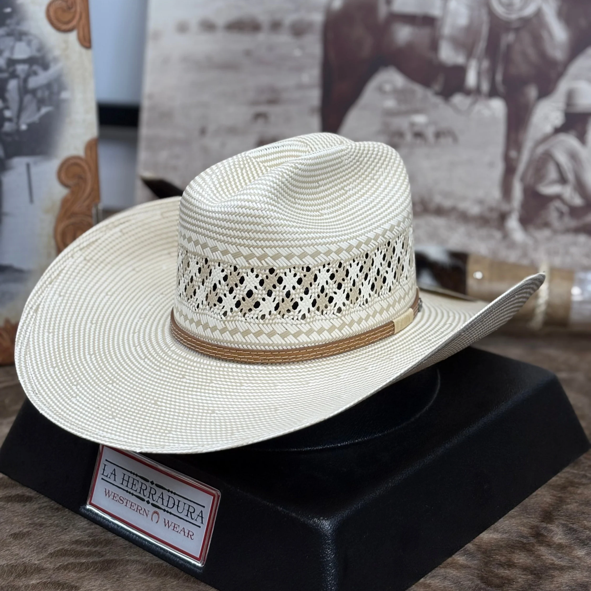 Larry Mahan's Malboro 10X Straw Hat