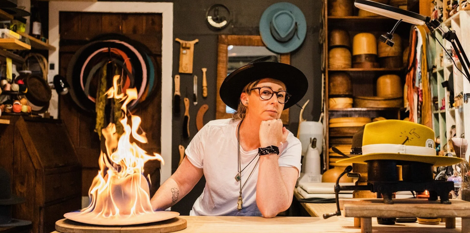 Western Distressed Hat