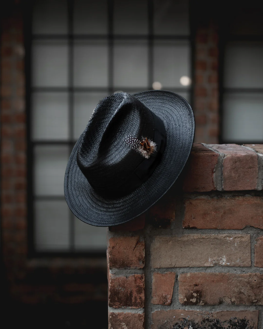 Miller Ranch Straw Fedora Hat - Ebony