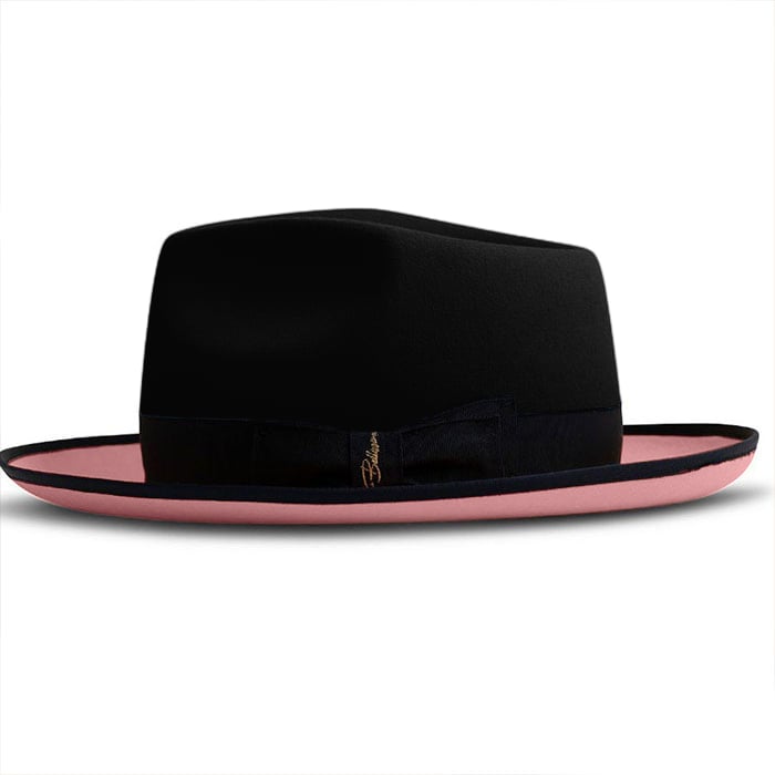 Limited - The Fox Fedora - Black Pink