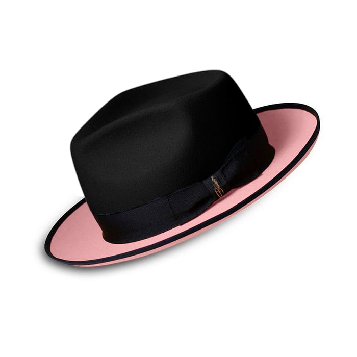 Limited - The Fox Fedora - Black Pink