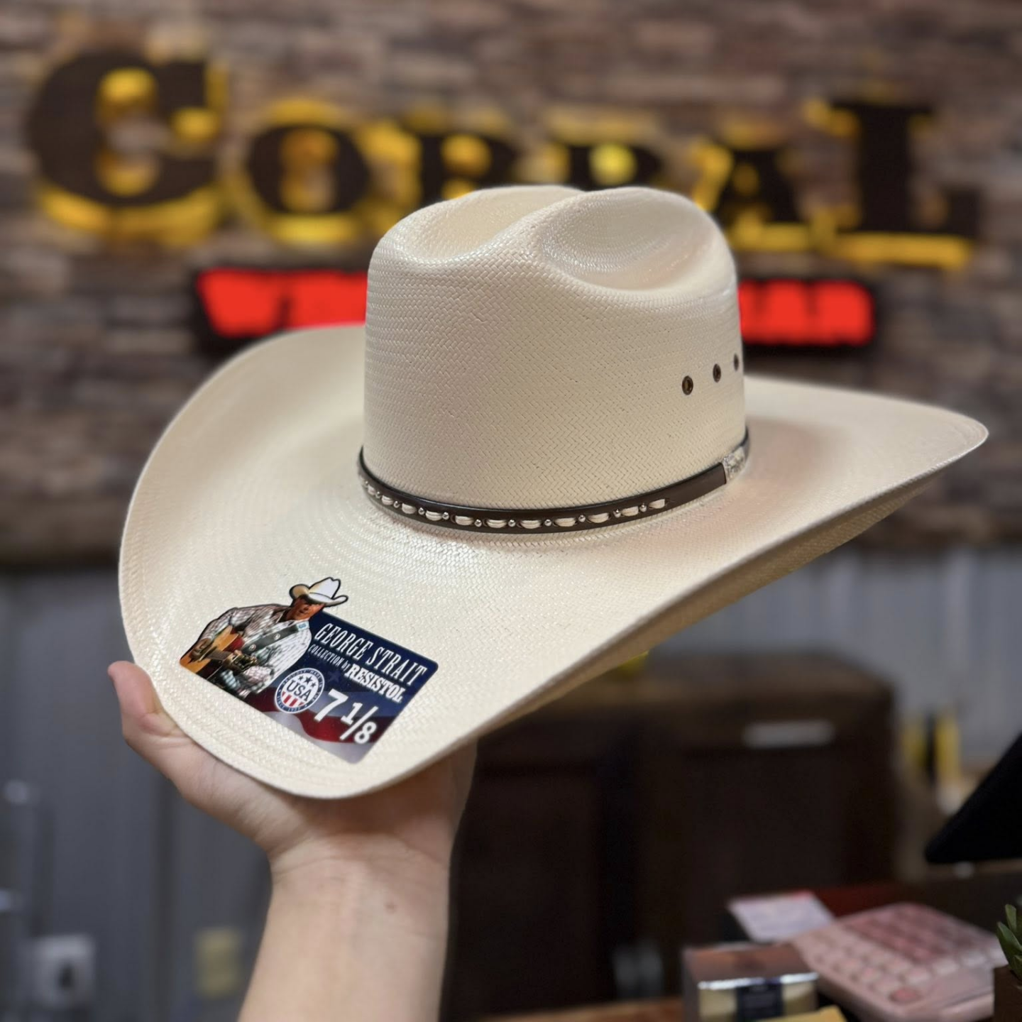 George Straight 20x Last Chance Cowboy Straw Hat