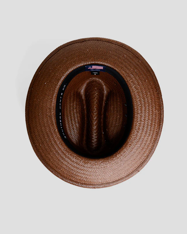 Miller Ranch Fedora Hat - Retro Straw