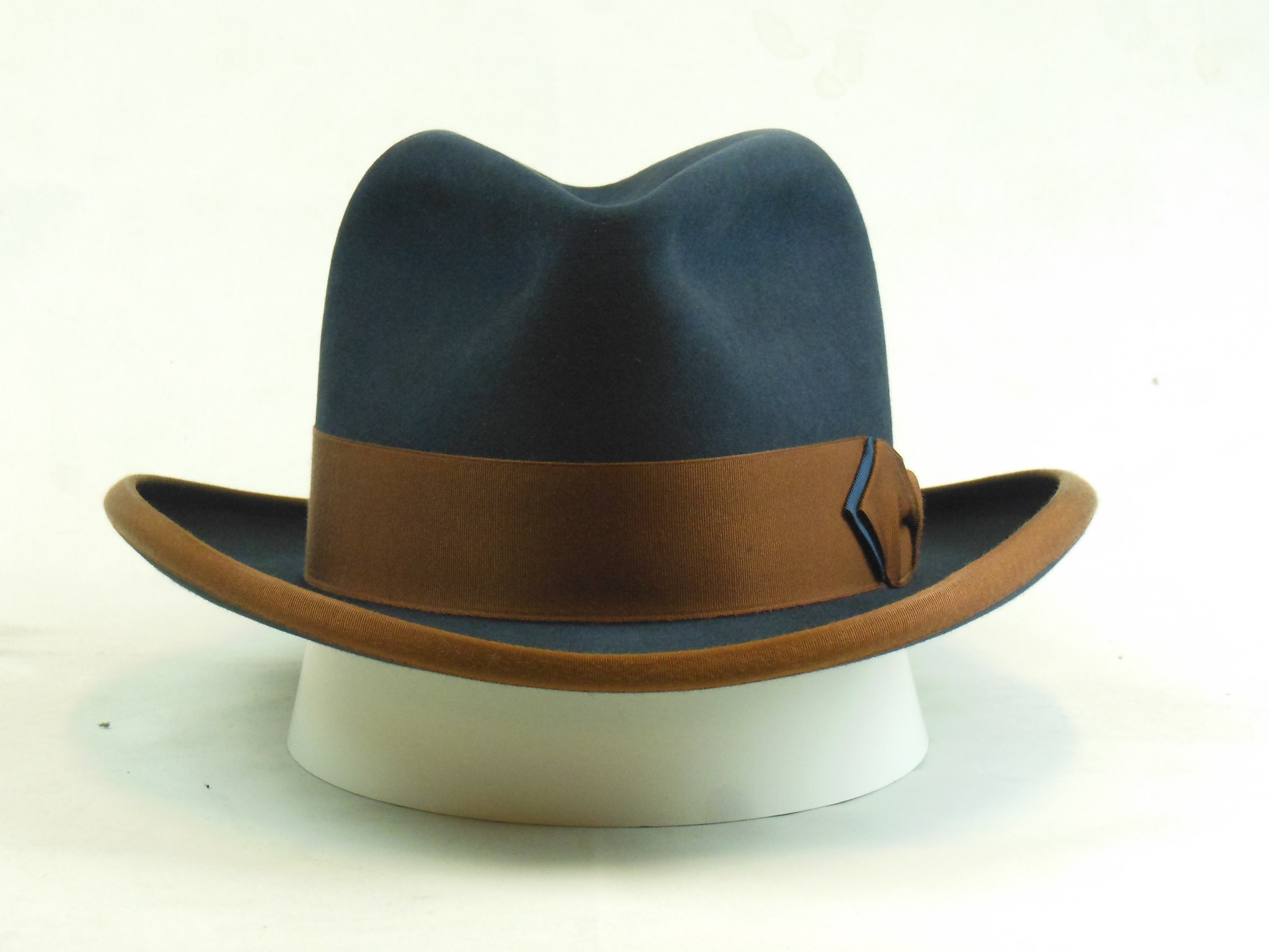 Navy Homburg Hat