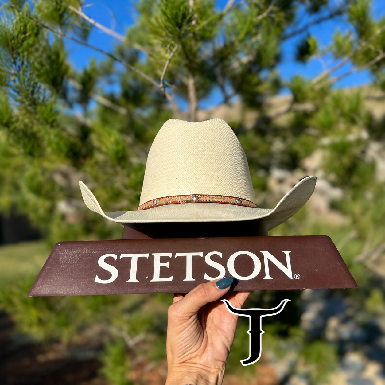 Angus 10X Straw Cowboy Hat
