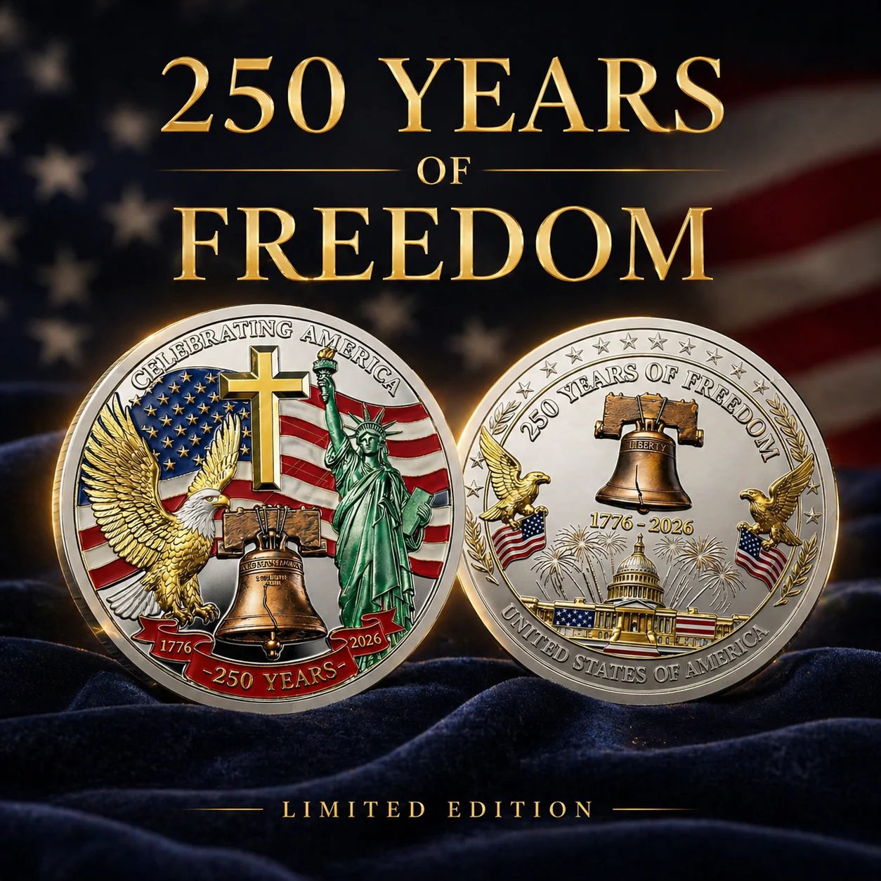⚡Hot Selling! 49% OFF🔥 United States 250th Anniversary Coin