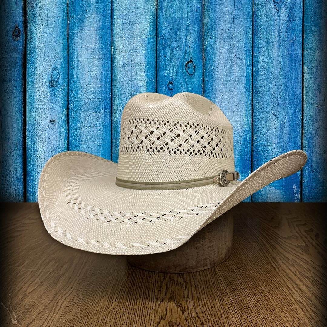 Roper Breathable Two-Tone Straw Hat