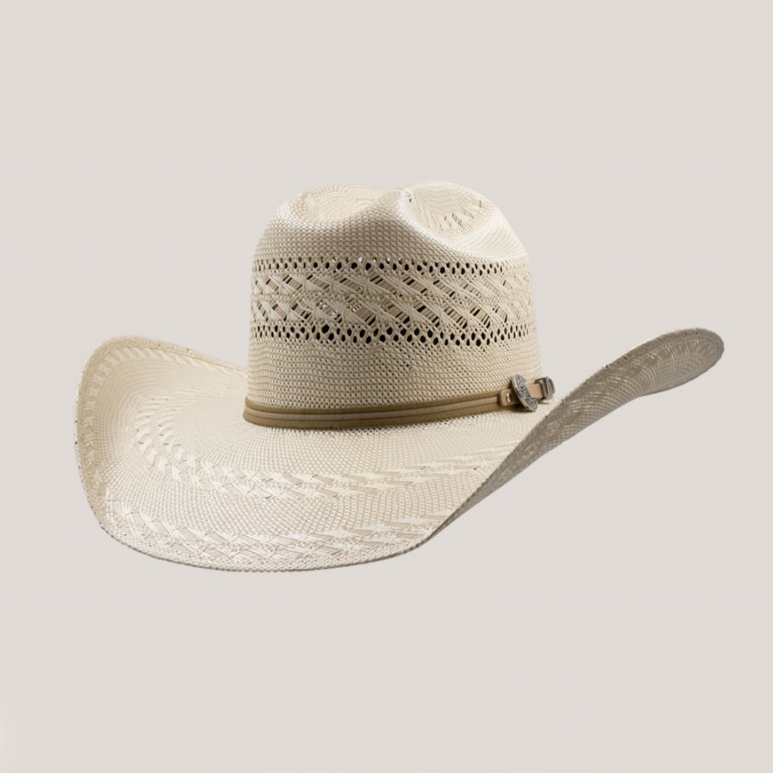 Roper Breathable Two-Tone Straw Hat