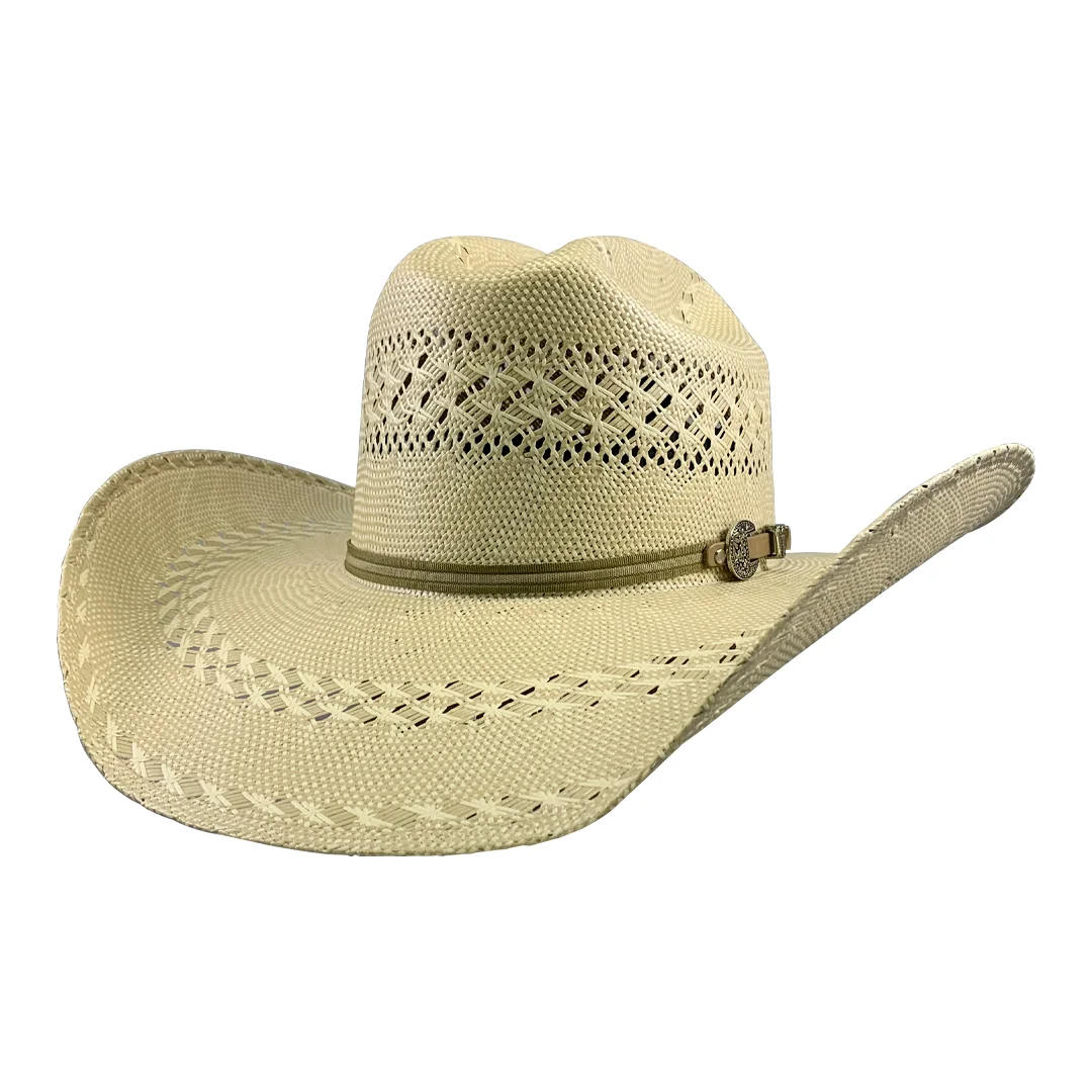 Roper Breathable Two-Tone Straw Hat