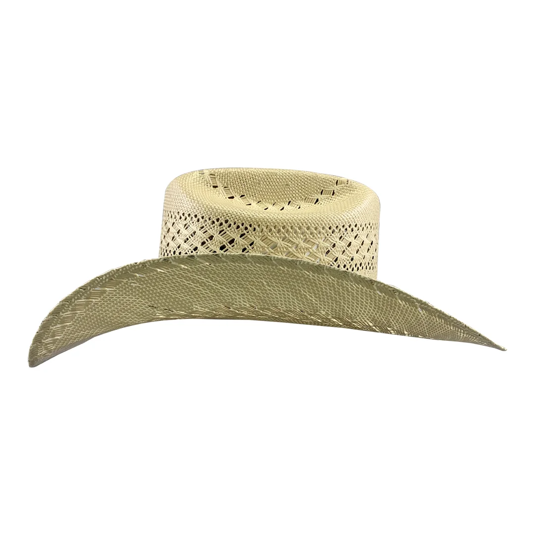 Roper Breathable Two-Tone Straw Hat