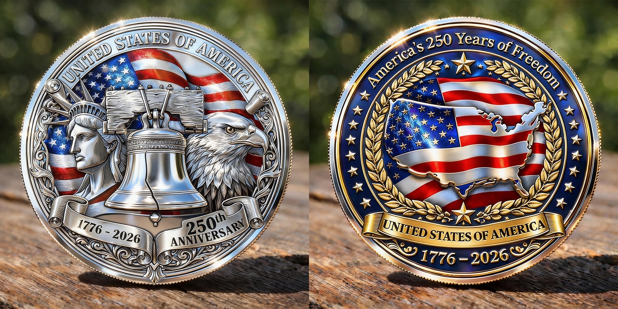 Spirit of America 250th Anniversary Coin