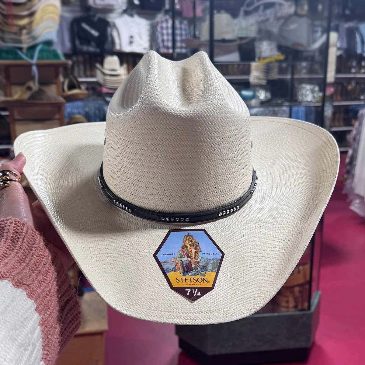 BLAZING SUN STRAW WESTERN COWBOY HAT
