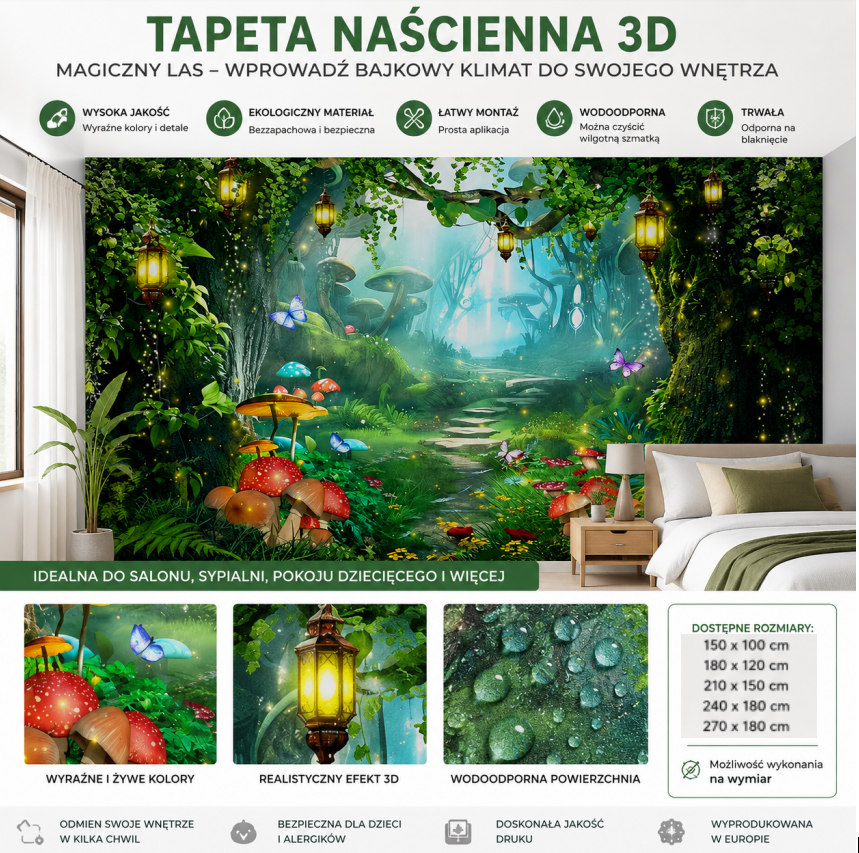 🌲🌸 Zmień swoje podwórko w zaczarowany las – jeden baner, nieskończone piękno! ✨