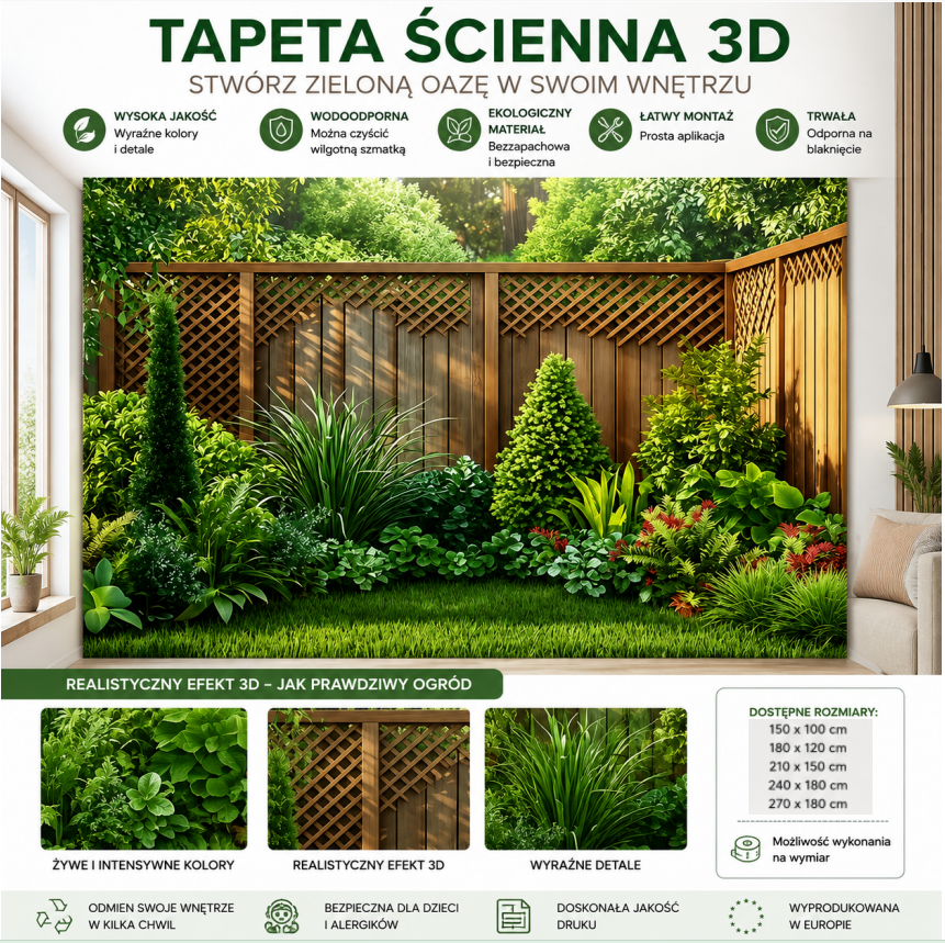 🌲🌸 Zmień swoje podwórko w zaczarowany las – jeden baner, nieskończone piękno! ✨