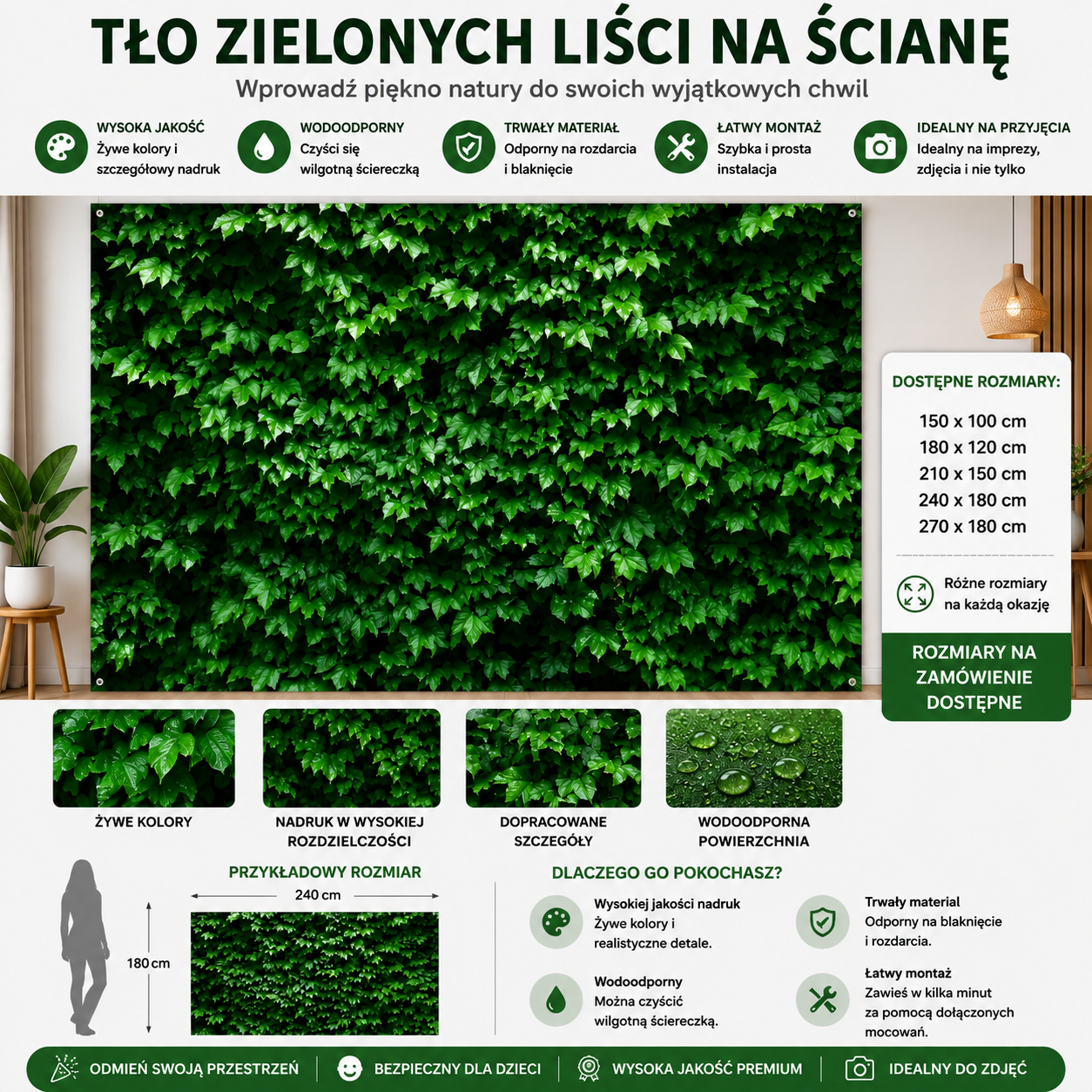 🌲🌸 Zmień swoje podwórko w zaczarowany las – jeden baner, nieskończone piękno! ✨——Tło odpowiednie do użytku zarówno wewnątrz, jak i na zewnątrz