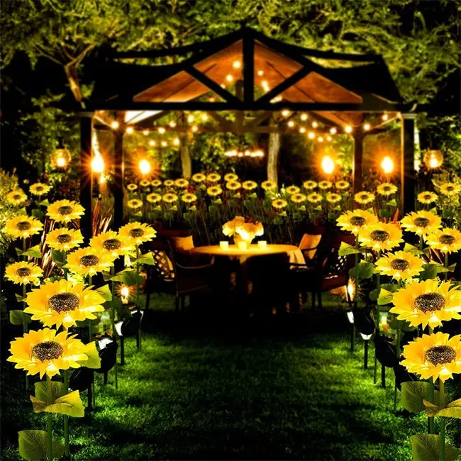 🌻 Ograniczona czasowo zniżka 50%! ✨ Lampa solarna Sunflower – automatyczne włączanie/wyłączanie, 14 godzin ciągłego światła, wodoodporność IP65 ☀️