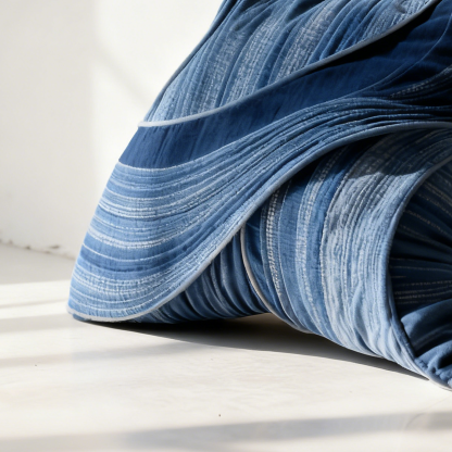 Pamut hullám mintás párna szett (4 db)