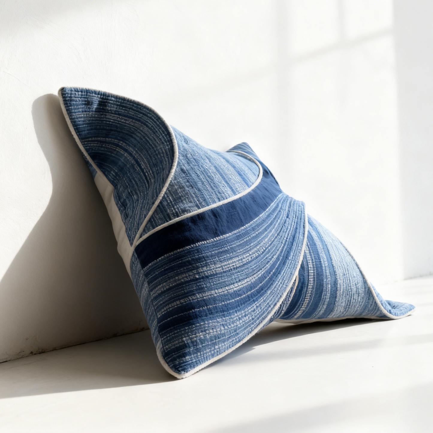 Pamut hullám mintás párna szett (4 db)