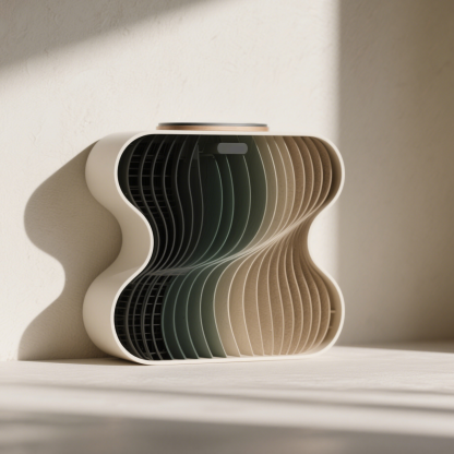 Hullámos hőlégfúvó gép