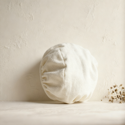 Krémes, rugalmas száraz hajsapka