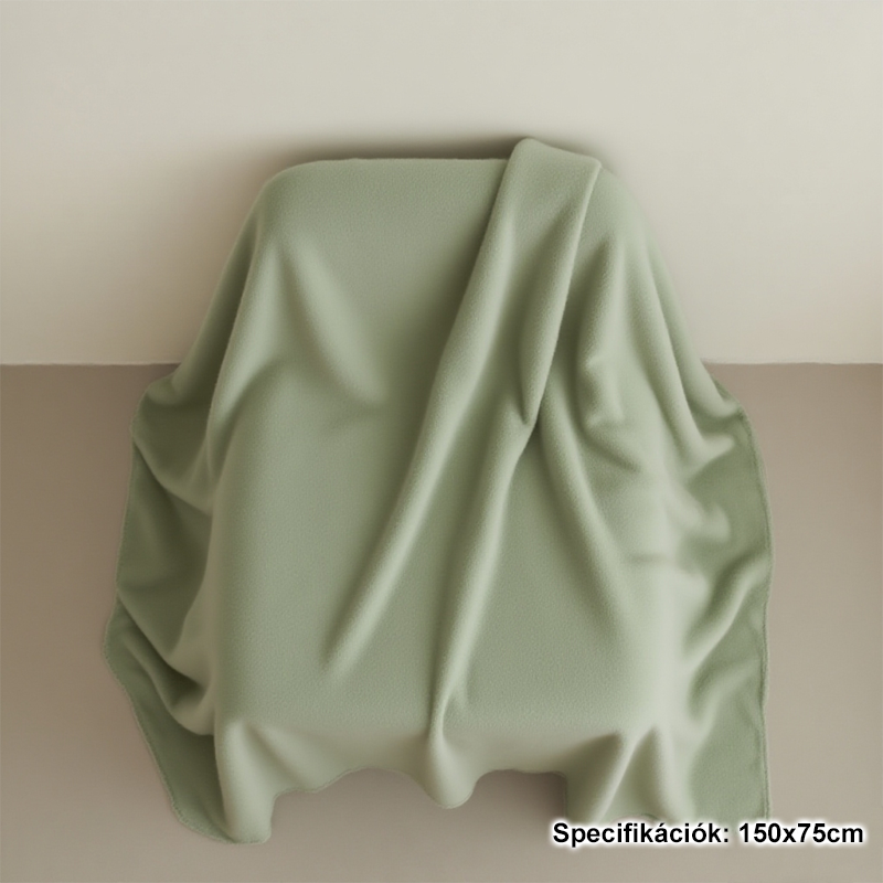 Sötétzöld fürdőtörlő felnőtteknek