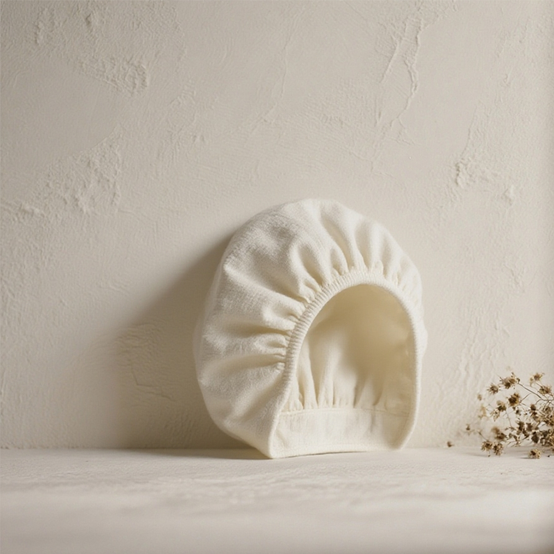 Krémes, rugalmas száraz hajsapka