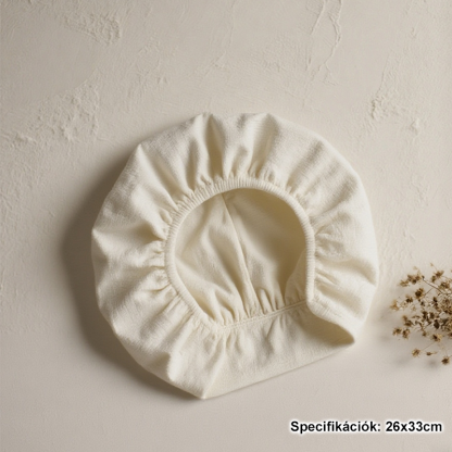 Krémes, rugalmas száraz hajsapka