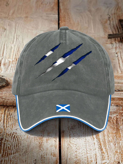 Unisex Scotland Flag Proud The Brave Printed Hat