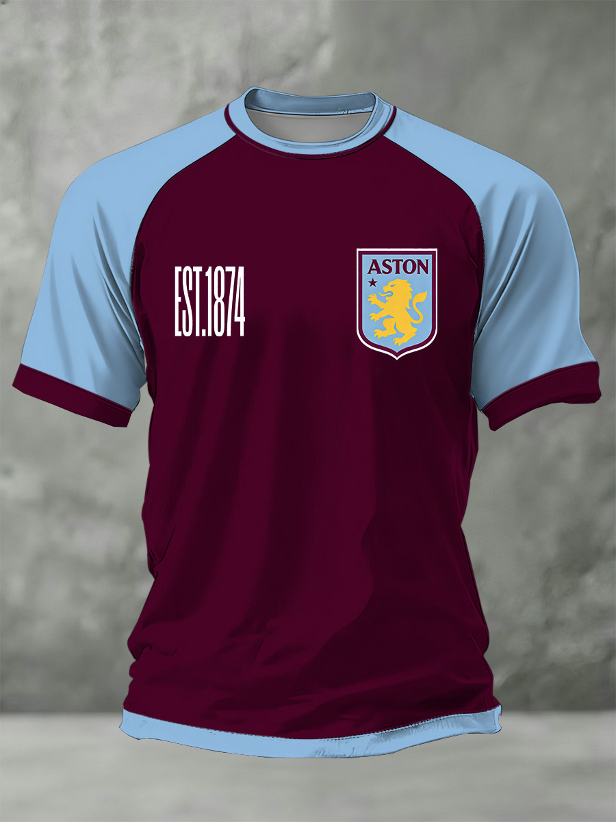 Aston Villa F.C. Cheering Print T-Shirt (Uk)