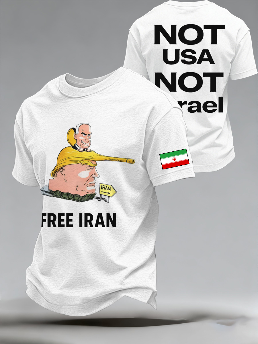 Men's Hot Topics Anti-War Print T-Shirt