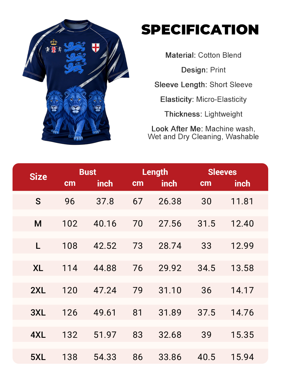 Retro British Football Fan-Style Casual Jersey