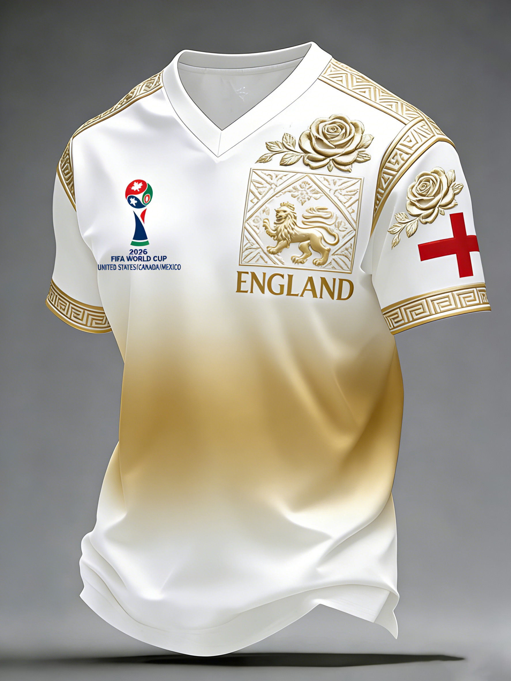 Men's England Football Fan Art T-Shirt