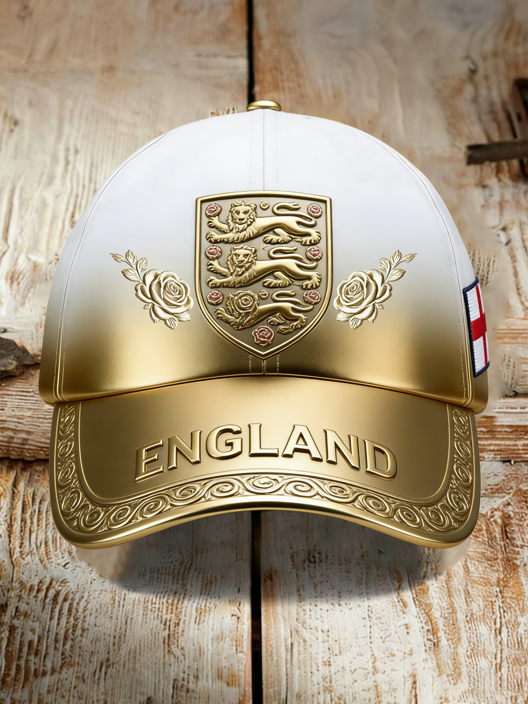 Unisex England Football Match Fan Art Print Cap