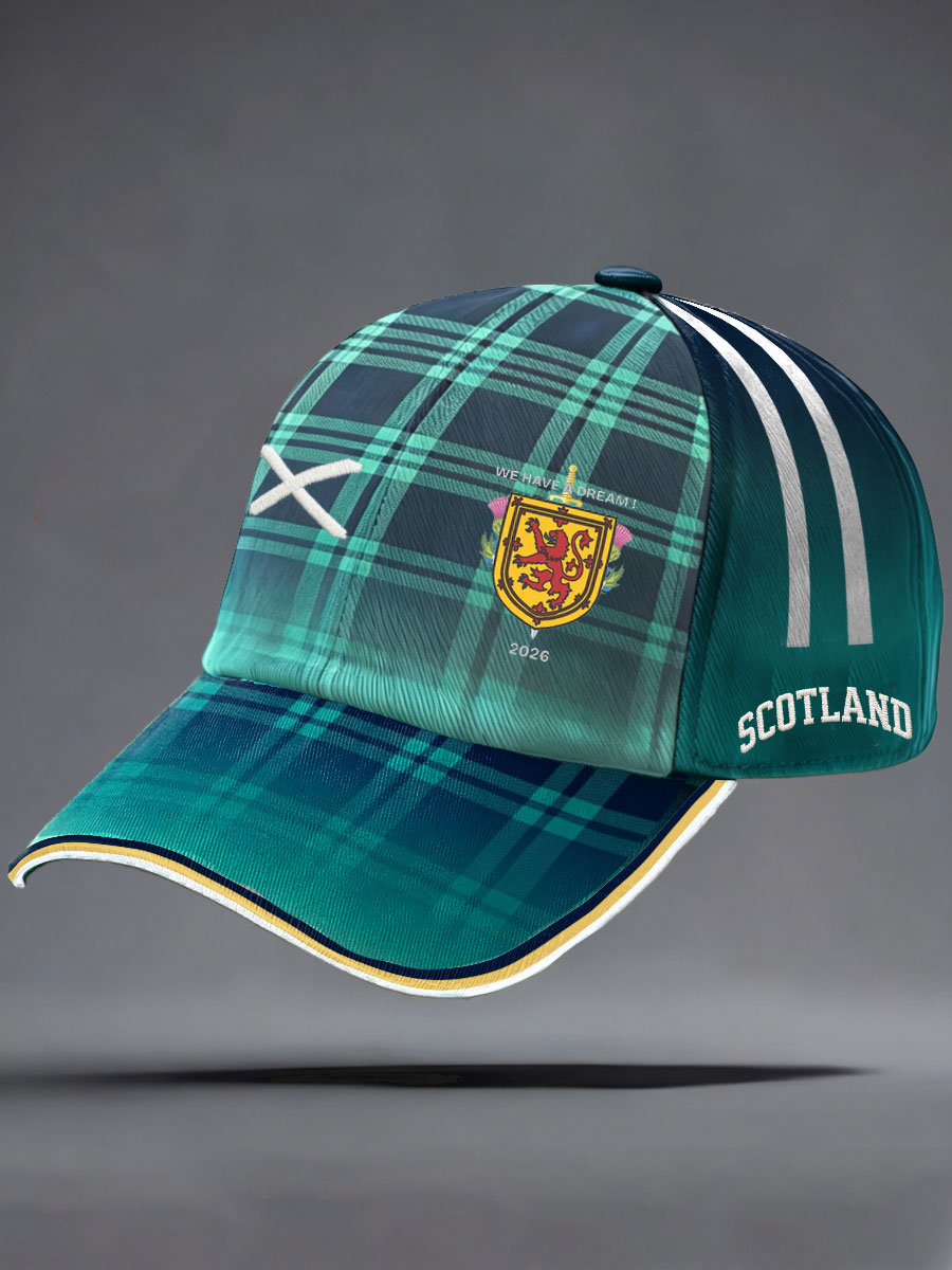Unisex UK Football Lover Scotland Printed Hat
