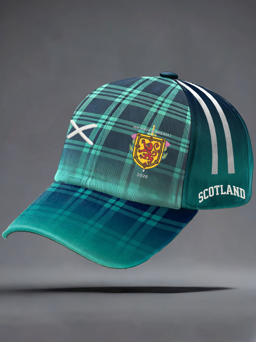 Unisex UK Football Lover Scotland Printed Hat